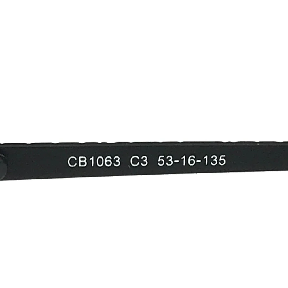 Cafe Boutique Eyeglasses Frames CB1063 C3 Black Gray Checkered Cat Eye 53-16-135